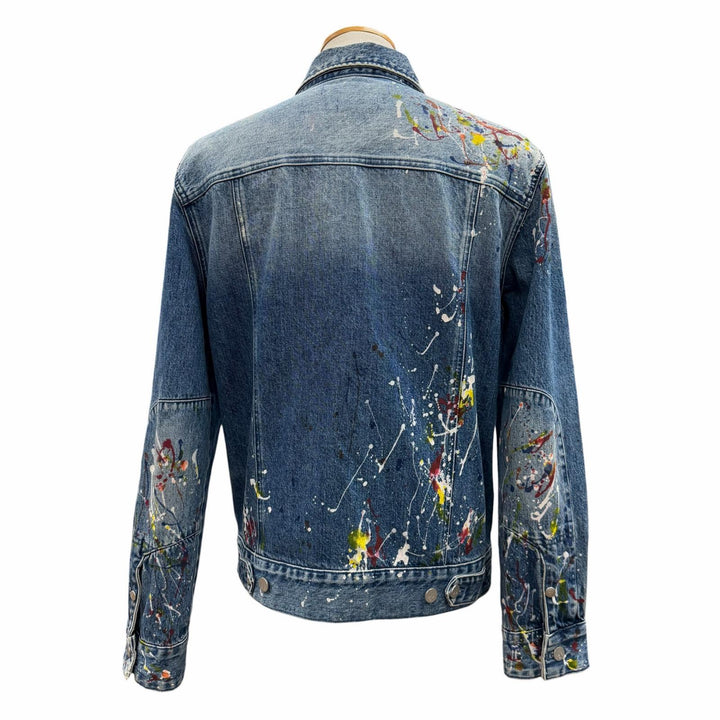 Discounted Great Calvin klein Jeans Denim Jacket blue cotton mens L