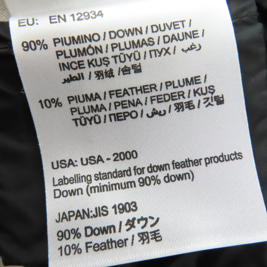 Great MONCLER down coat GARBET Logo button, hooded zip-up jacket black Women 00