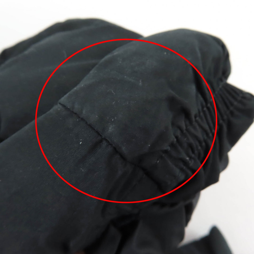 Great MONCLER down coat GARBET Logo button, hooded zip-up jacket black Women 00