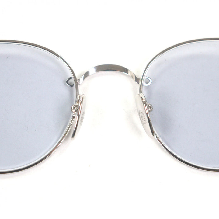 Great CHROME HEARTS sunglasses BUBBA-A Floral cross Silver mens
