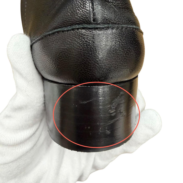 Great Maison Margiela 22 short boots TABI Tabi Boots black leather 38 S58WU0273