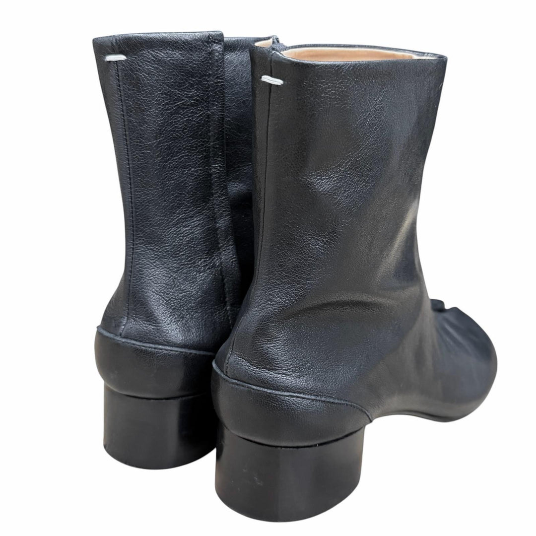 Great Maison Margiela 22 short boots TABI Tabi Boots black leather 38 S58WU0273