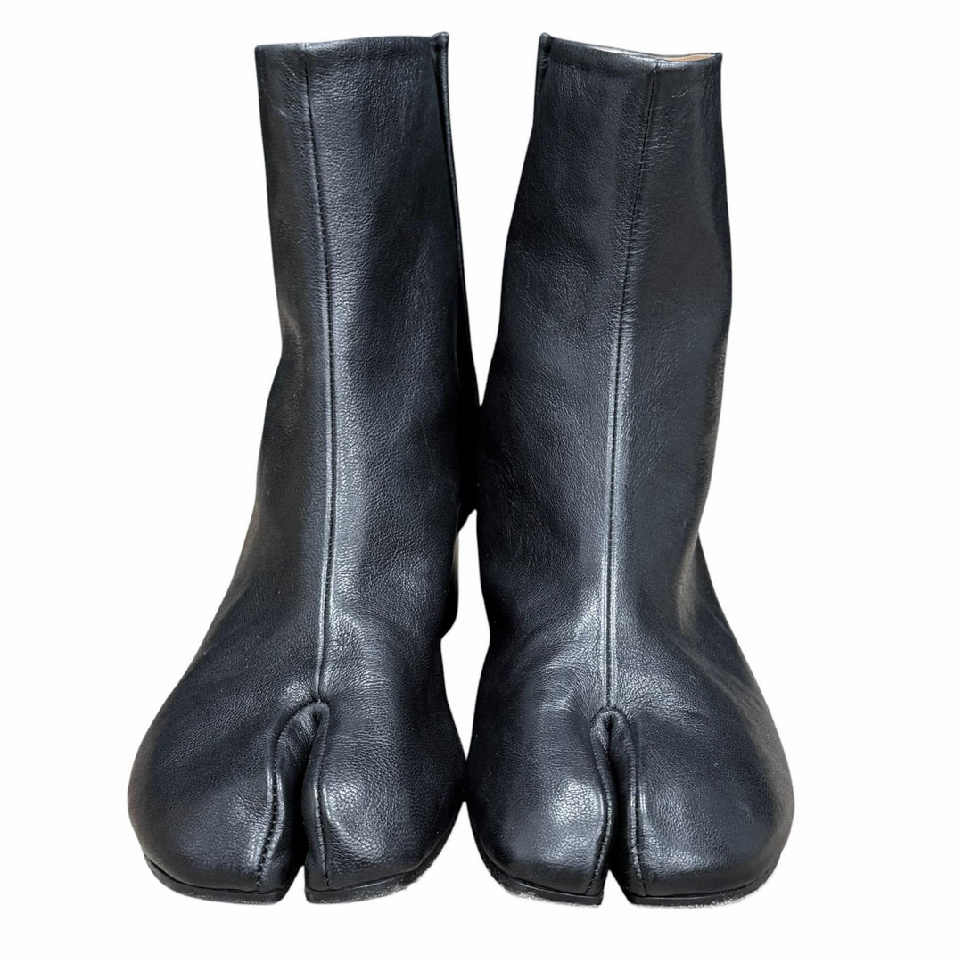 Great Maison Margiela 22 short boots TABI Tabi Boots black leather 38 S58WU0273