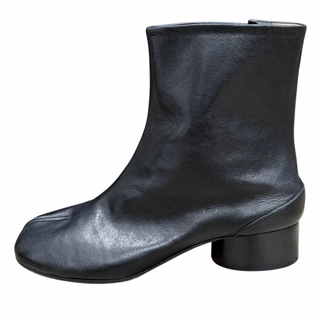 Great Maison Margiela 22 short boots TABI Tabi Boots black leather 38 S58WU0273