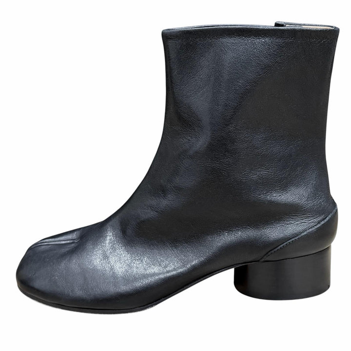 Great Maison Margiela 22 short boots TABI Tabi Boots black leather 38 S58WU0273