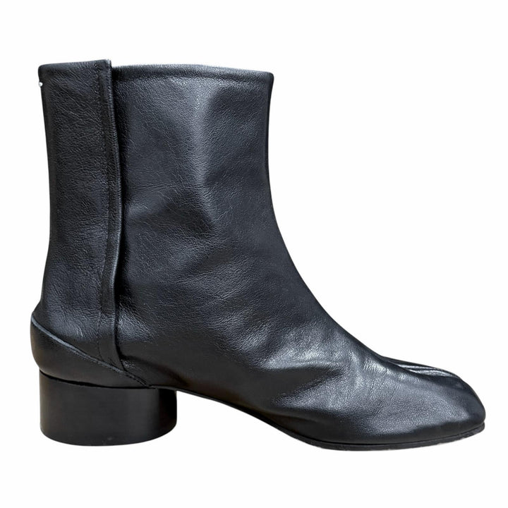 Great Maison Margiela 22 short boots TABI Tabi Boots black leather 38 S58WU0273