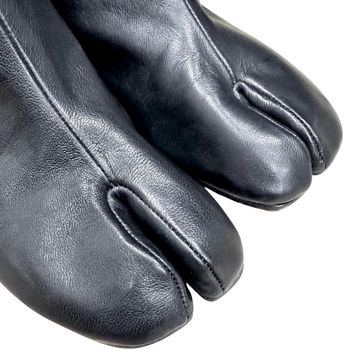 Great Maison Margiela 22 short boots TABI Tabi Boots black leather 38 S58WU0273
