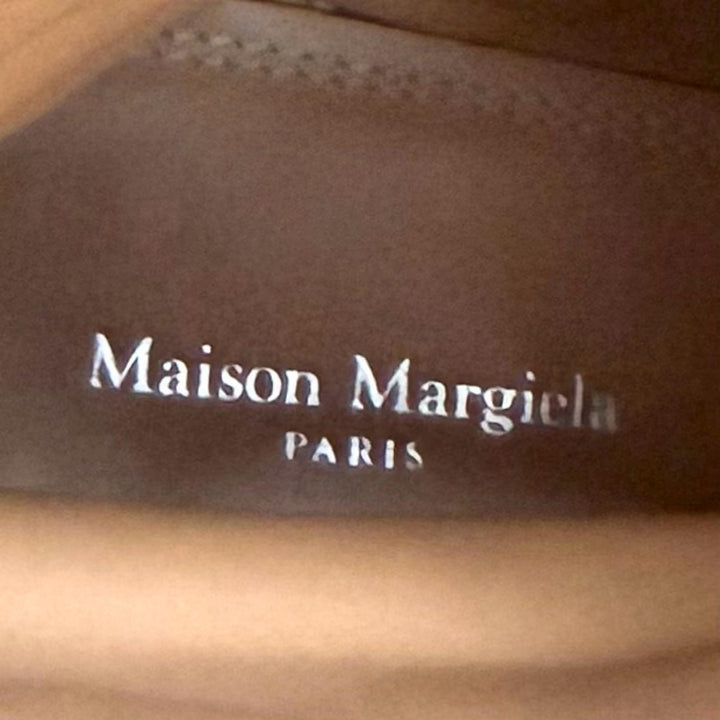 Great Maison Margiela 22 short boots TABI Tabi Boots black leather 38 S58WU0273