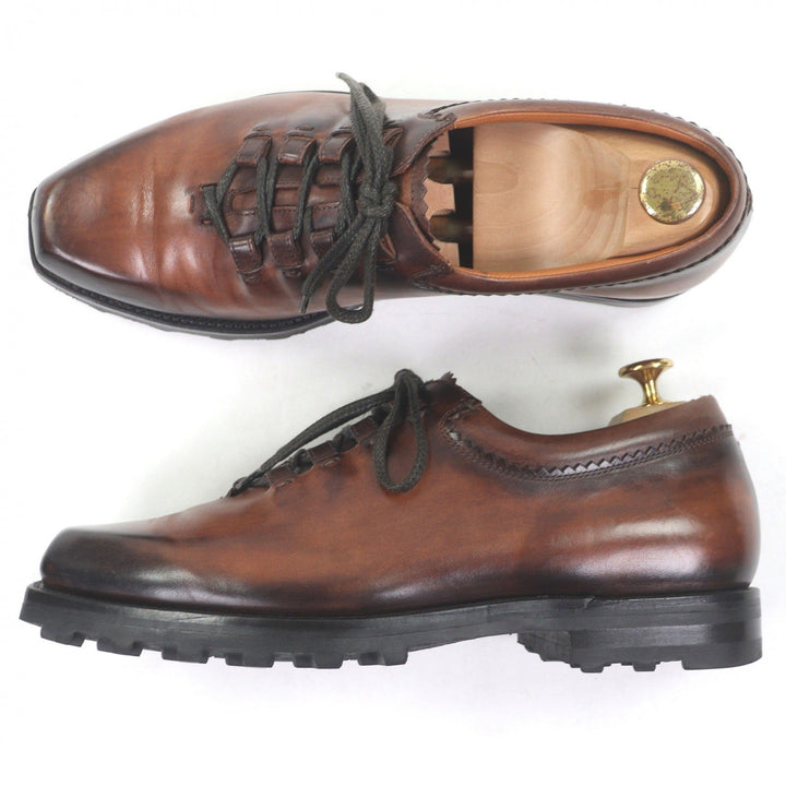 Very Good Berluti Dress shoes Olga Era New Ultima Brown Patine leather mens 7