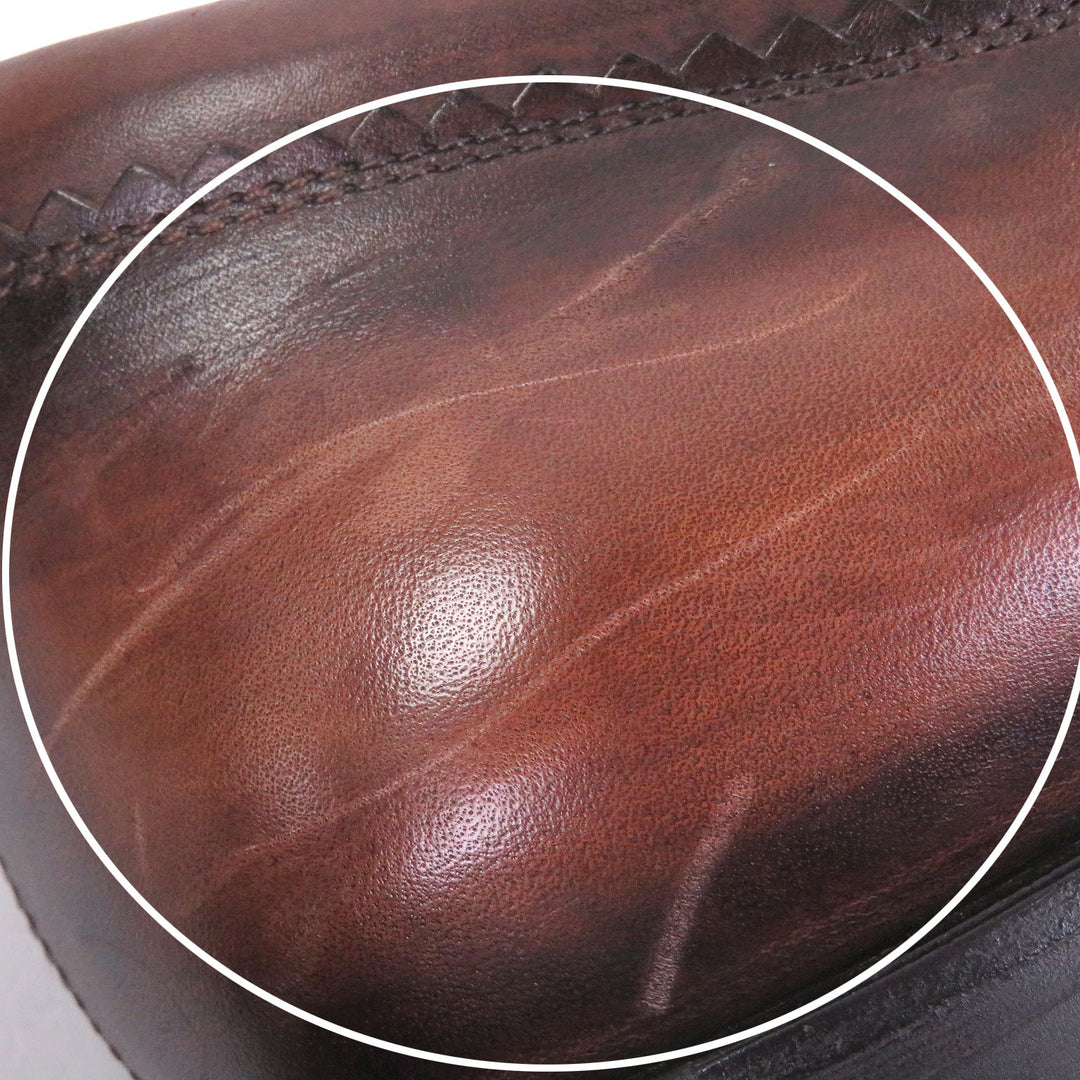 Very Good Berluti Dress shoes Olga Era New Ultima Brown Patine leather mens 7