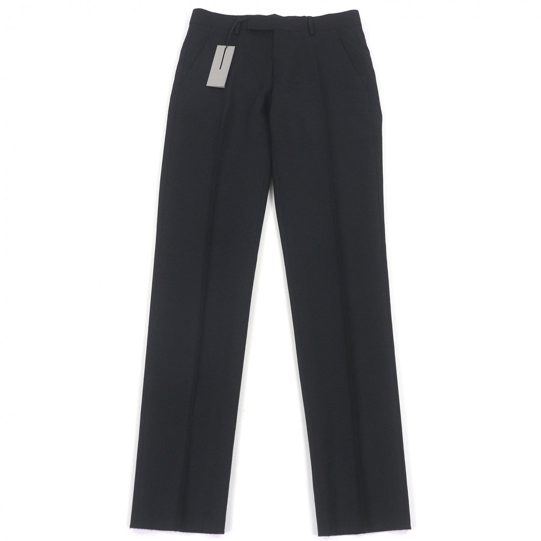 Pristine DIOR slacks Center press black wool mens 46 013C120A4441