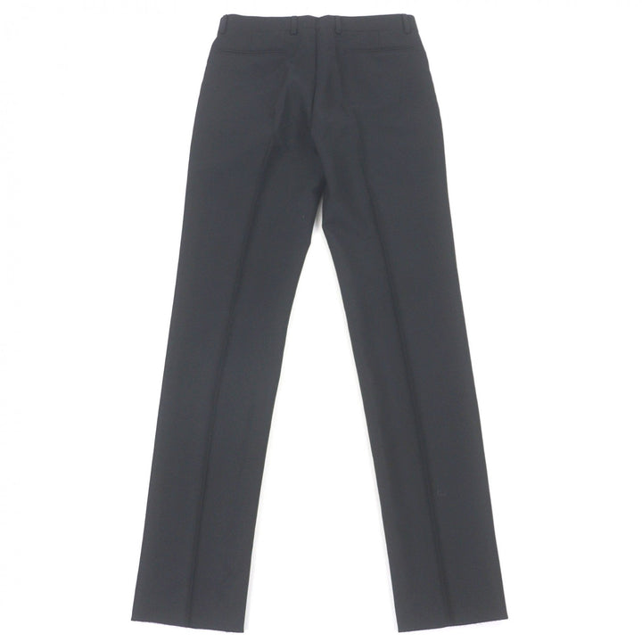 Pristine DIOR slacks Center press black wool mens 46 013C120A4441