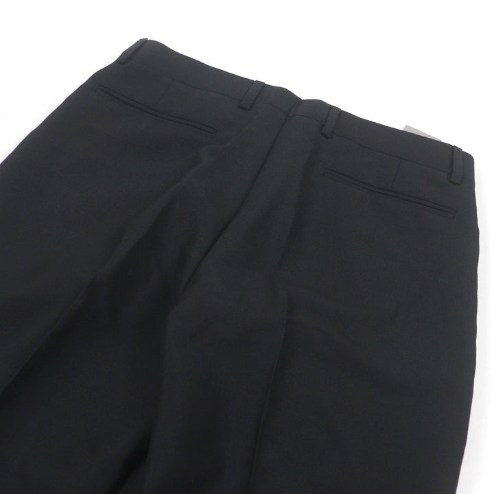 Pristine DIOR slacks Center press black wool mens 46 013C120A4441