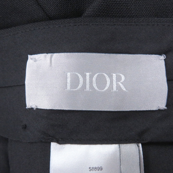 Pristine DIOR slacks Center press black wool mens 46 013C120A4441