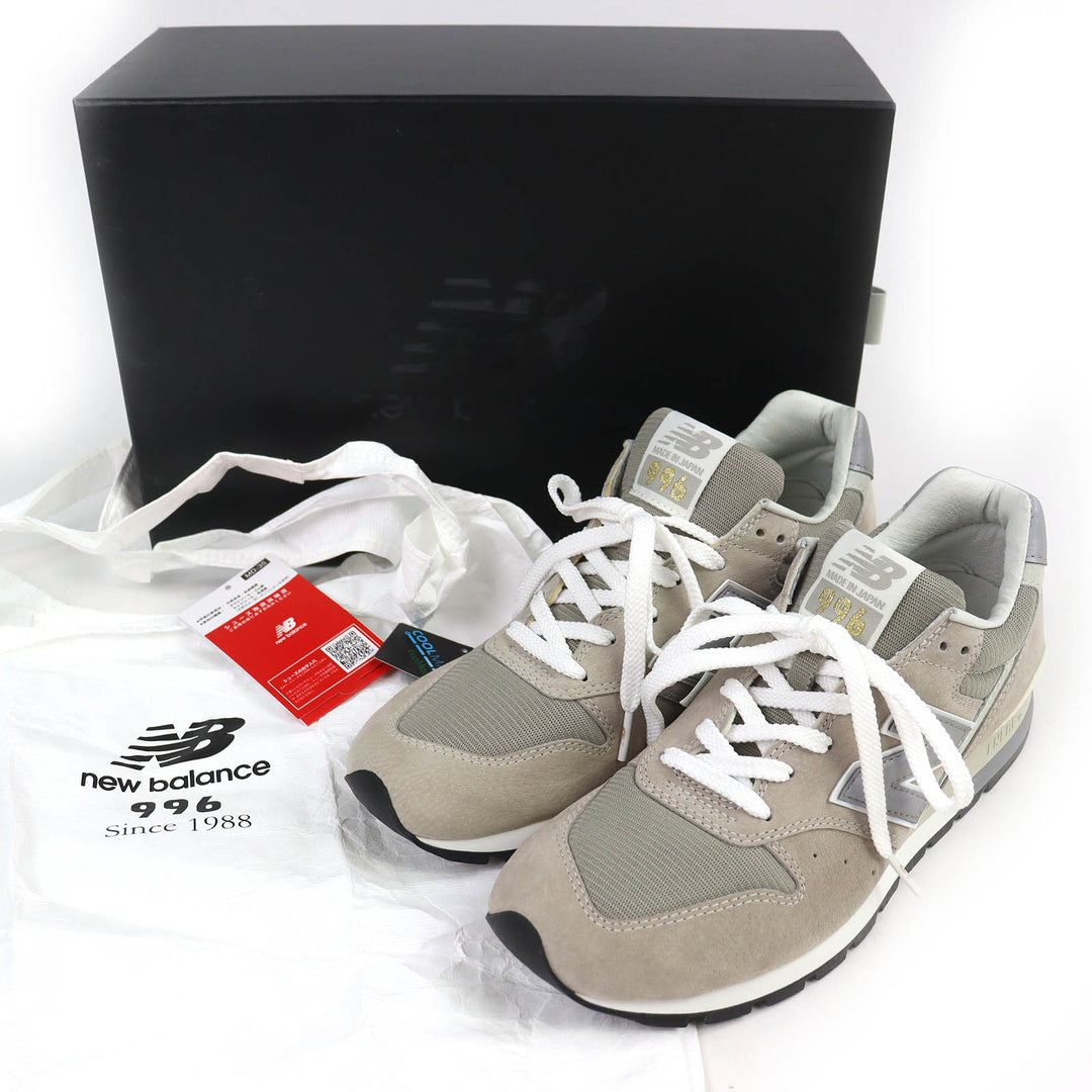 Pristine NEW BALANCE sneakers M996JP Handmade gray mens 26.5