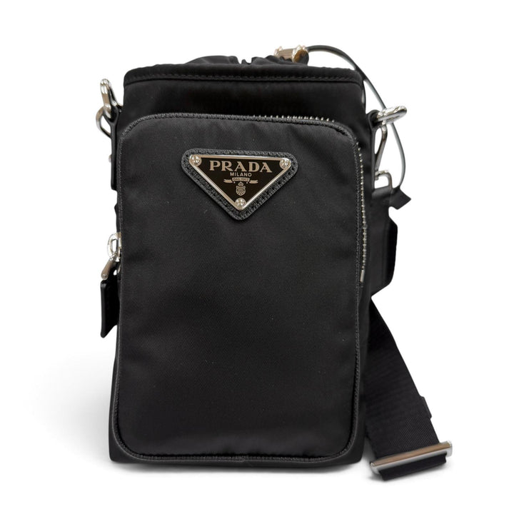 Excellent PRADA Shoulder Bag black Nylon mens 2ZH155