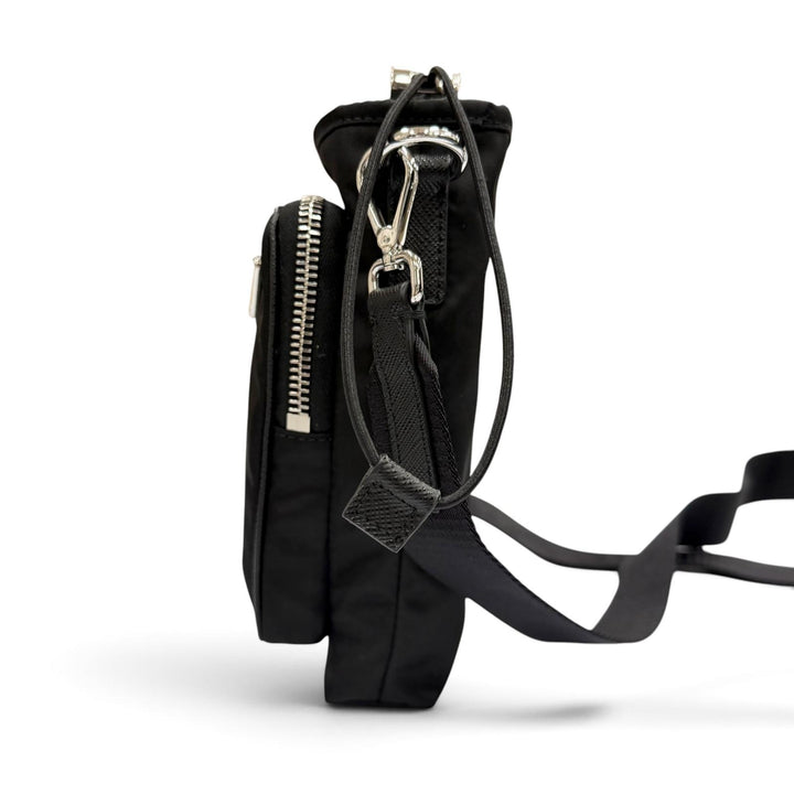 Excellent PRADA Shoulder Bag black Nylon mens 2ZH155