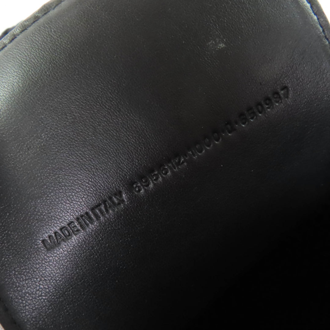 Very Good BALENCIAGA Shoulder Bag Ibiza Small 2WAY handbag black leather 695612