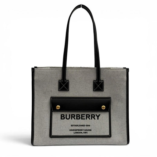 Pristine BURBERRY Tote Bag Freya tote canvas Women 8044137