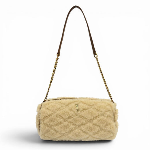 Pristine SAINT LAURENT PARIS Handbag Sado YSL Chain Shoulder Tube Bag 699703
