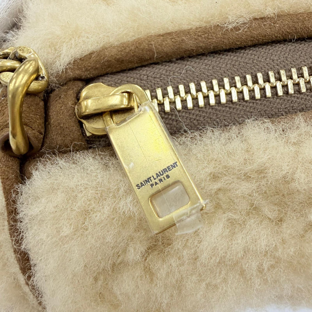Pristine SAINT LAURENT PARIS Handbag Sado YSL Chain Shoulder Tube Bag 699703