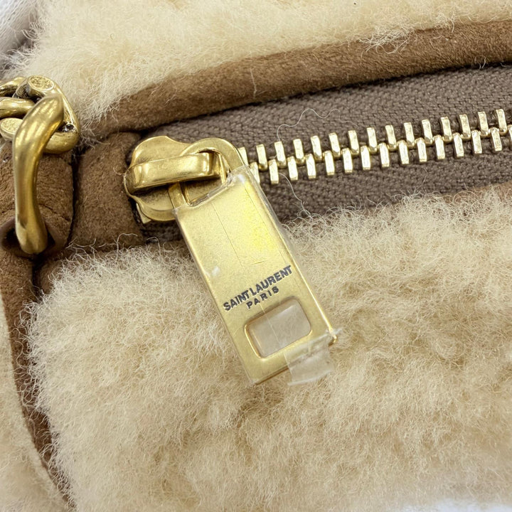 Pristine SAINT LAURENT PARIS Handbag Sado YSL Chain Shoulder Tube Bag 699703