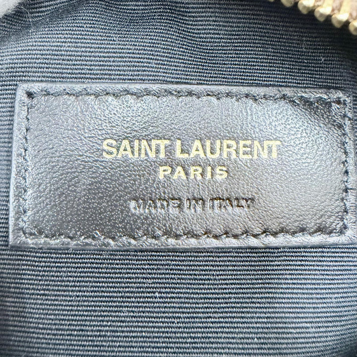 Pristine SAINT LAURENT PARIS Handbag Sado YSL Chain Shoulder Tube Bag 699703