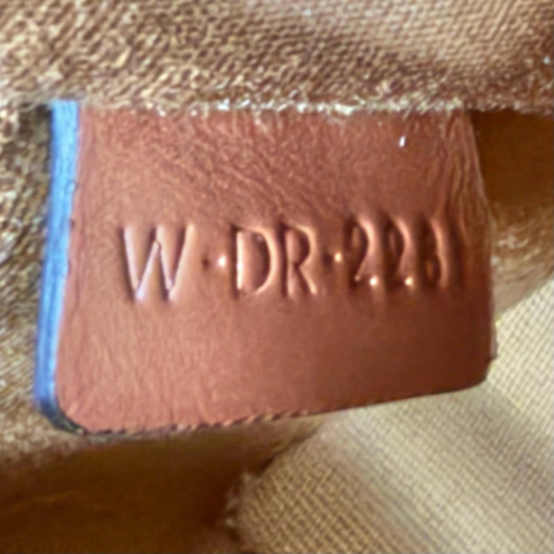 Excellent CELINE Handbag Strap Box Handbag Tan Triomphe canvas Women 19714
