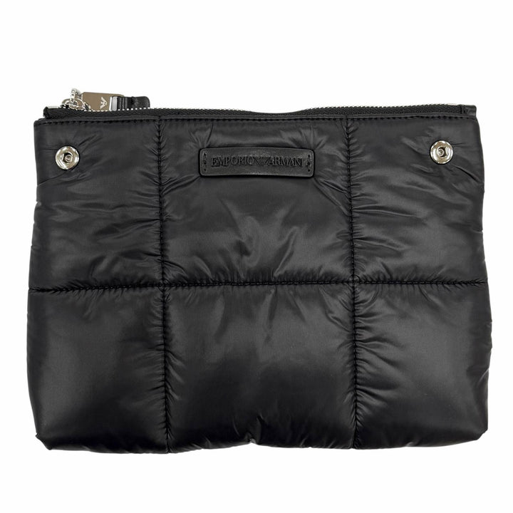 Excellent EMPORIO ARMANI Shoulder Bag black leather Women