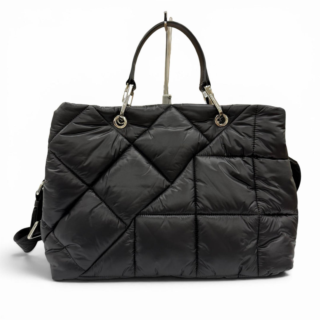 Excellent EMPORIO ARMANI Shoulder Bag black leather Women