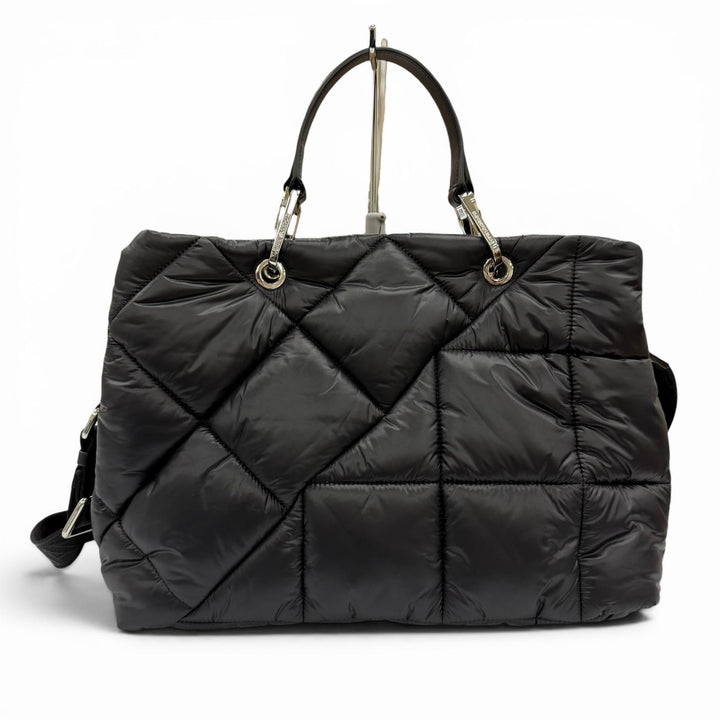 Excellent EMPORIO ARMANI Shoulder Bag black leather Women