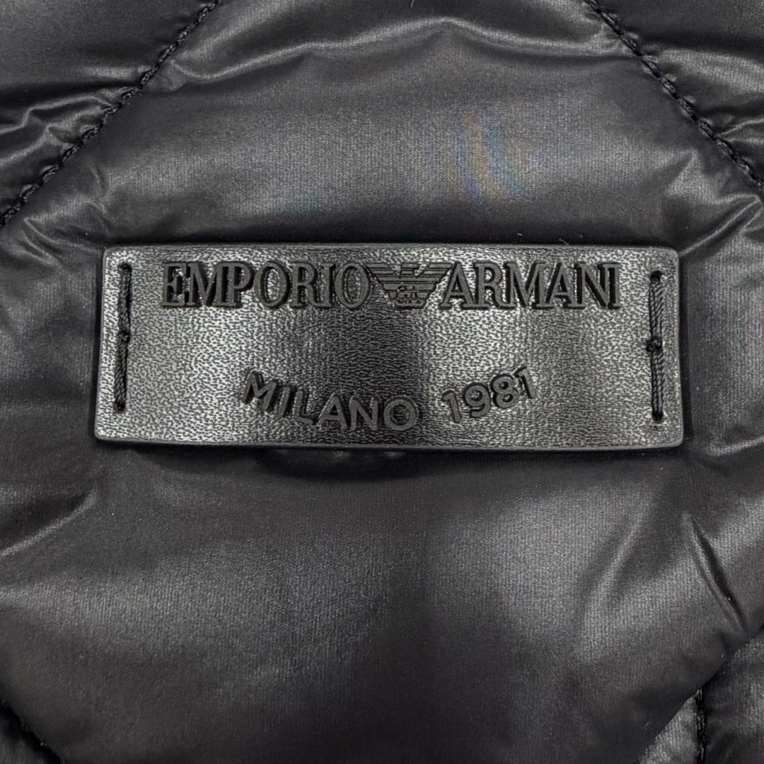 Excellent EMPORIO ARMANI Shoulder Bag black leather Women