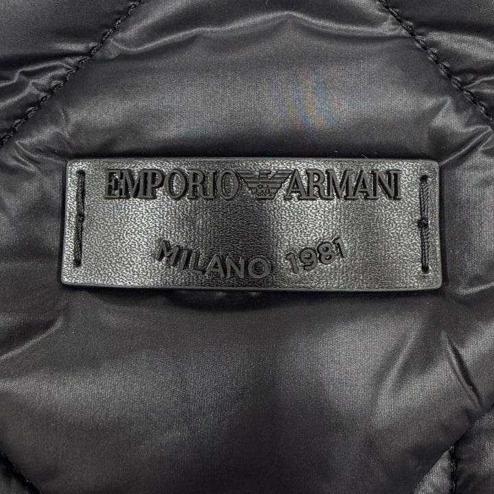 Excellent EMPORIO ARMANI Shoulder Bag black leather Women