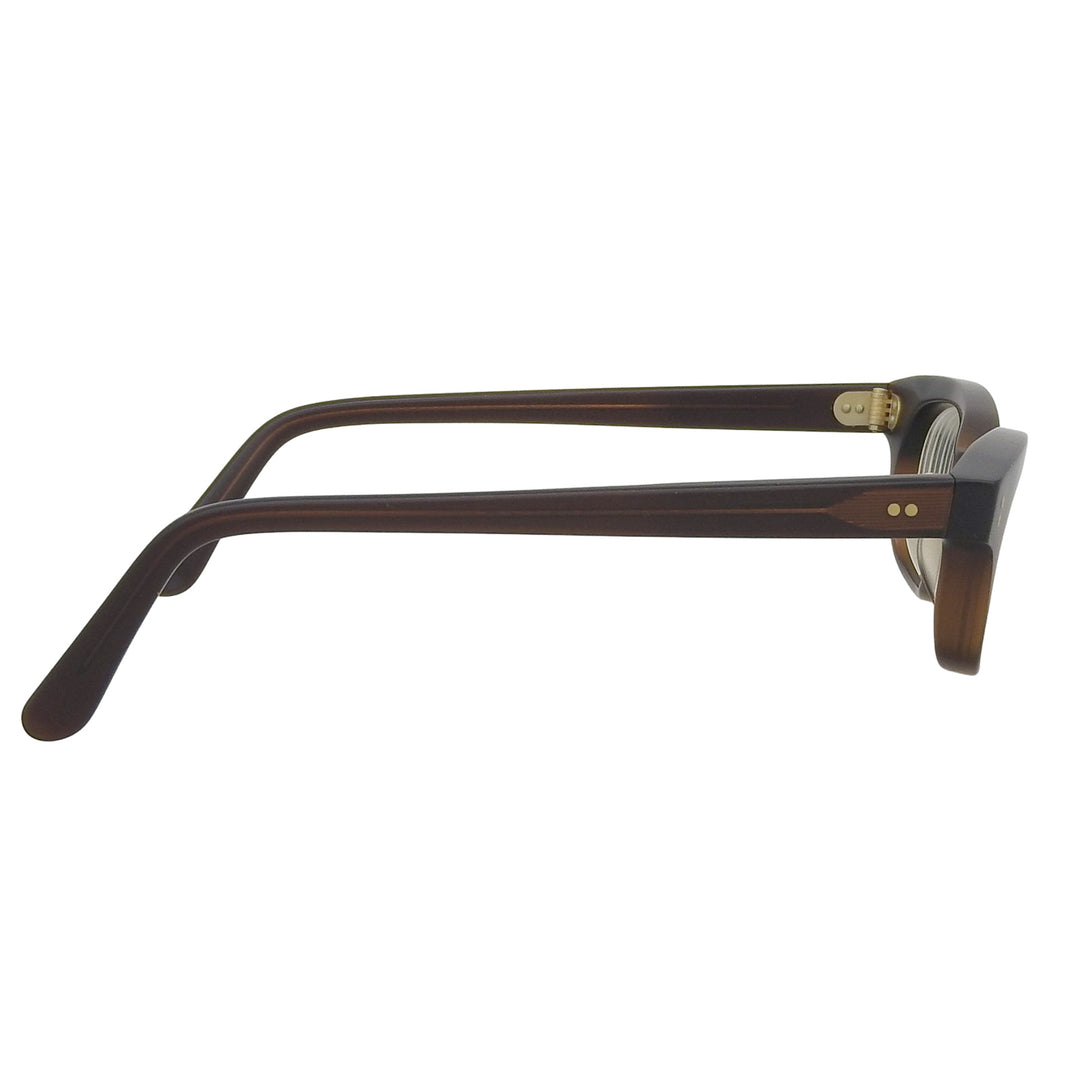 Excellent 白山眼鏡 Glasses THOM tea dark Wellington Matte Frame Brown mens