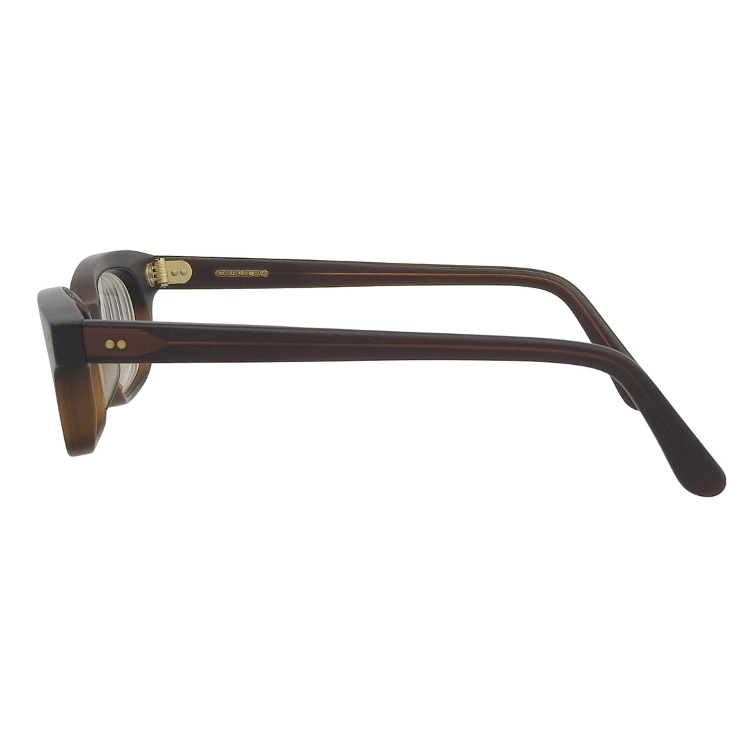 Excellent 白山眼鏡 Glasses THOM tea dark Wellington Matte Frame Brown mens