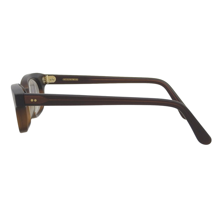 Excellent 白山眼鏡 Glasses THOM tea dark Wellington Matte Frame Brown mens