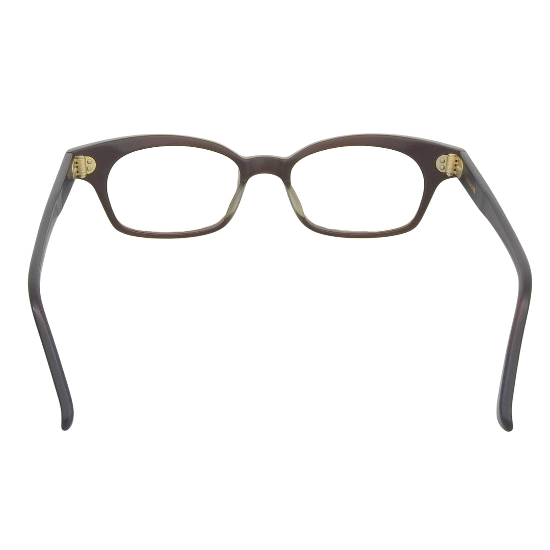 Excellent 白山眼鏡 Glasses THOM tea dark Wellington Matte Frame Brown mens