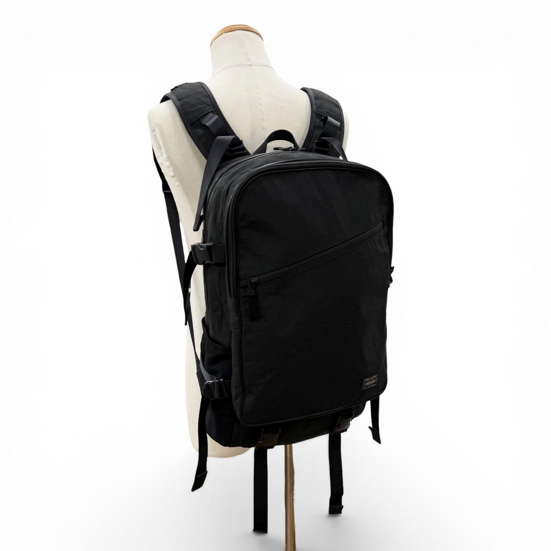 Great PORTER Backpack Daypack HYBRID DAYPACK black Nylon mens 737-17806