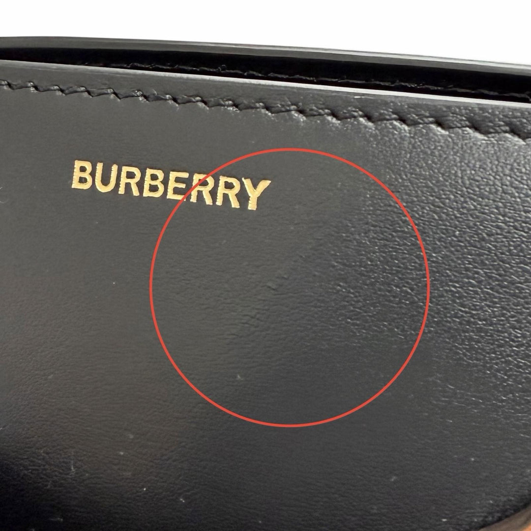 Great BURBERRY Belt bag, small (SM) 2-Way Leather Tote Bag/Shoulder Bag 8021279