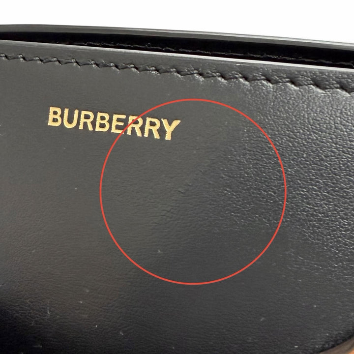 Great BURBERRY Belt bag, small (SM) 2-Way Leather Tote Bag/Shoulder Bag 8021279