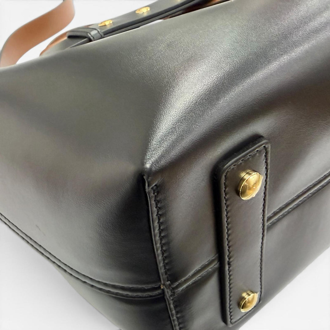 Great BURBERRY Belt bag, small (SM) 2-Way Leather Tote Bag/Shoulder Bag 8021279