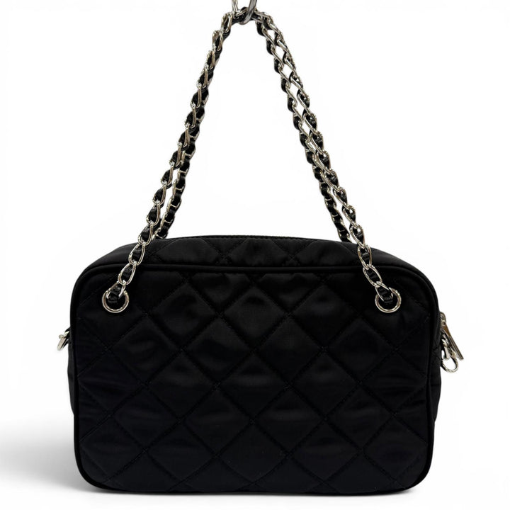 Excellent PRADA Shoulder Bag test input Triangle logo 2-way handbag 1BH910