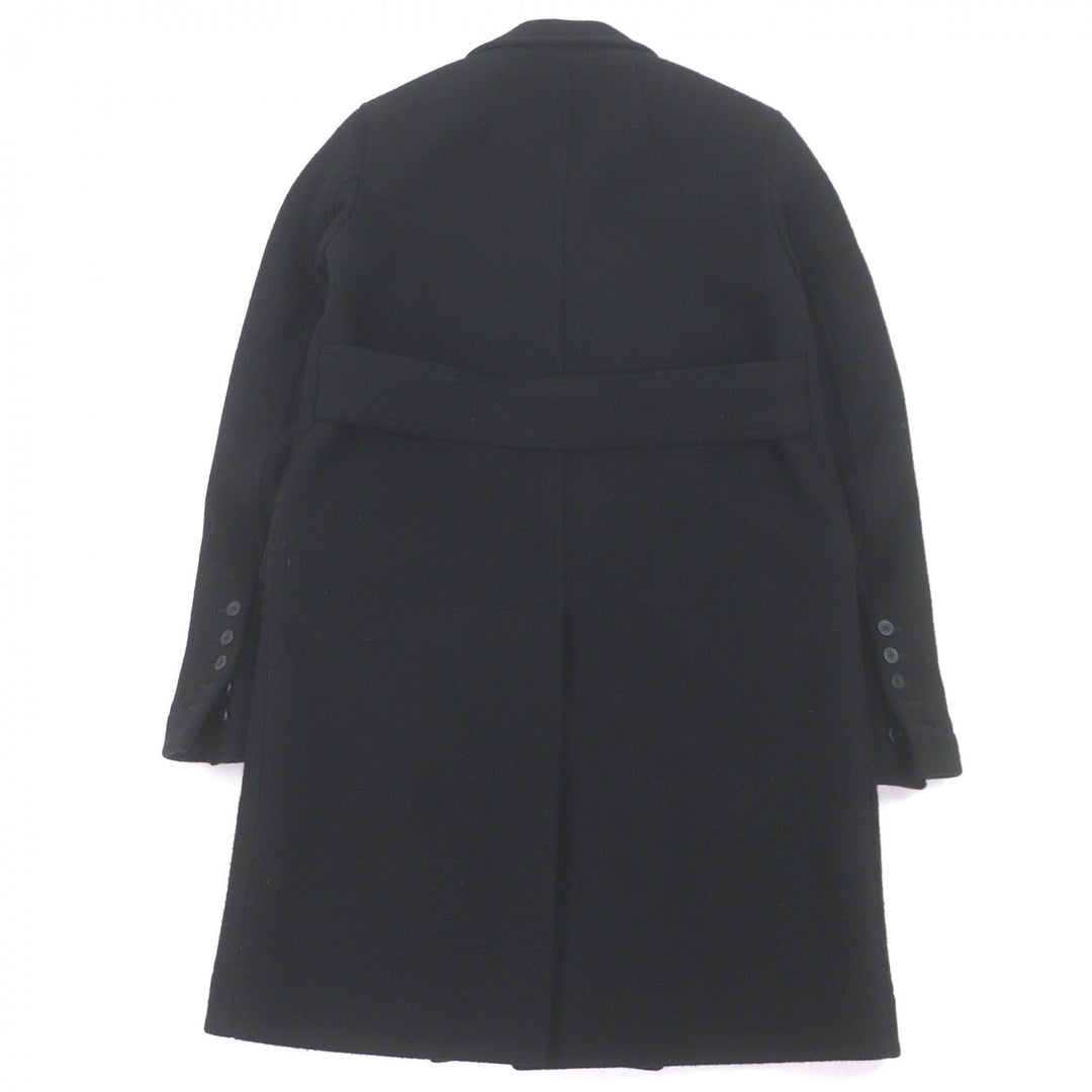 Great Rick Owens Chester coat Double breasted black Virgin wool mens 46