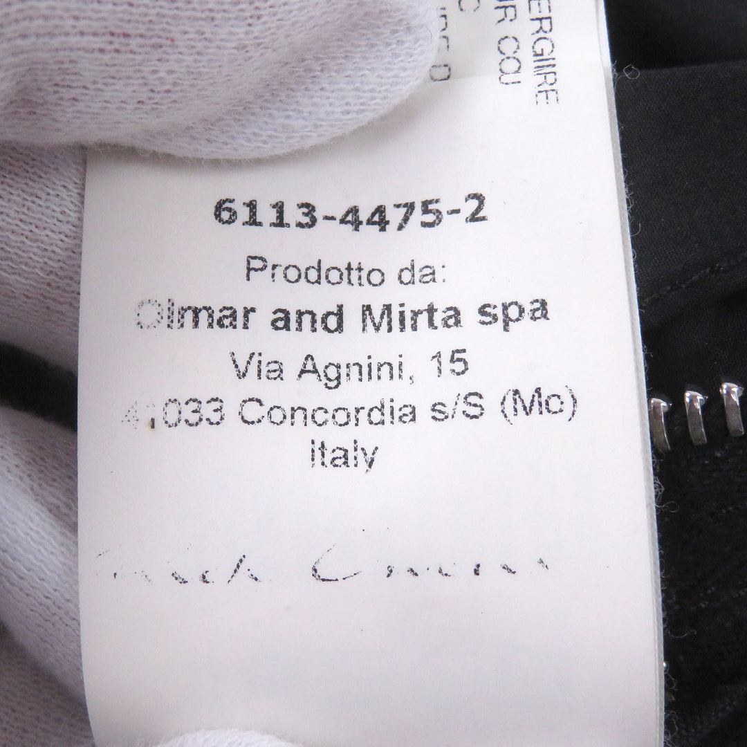 Great Rick Owens Chester coat Double breasted black Virgin wool mens 46