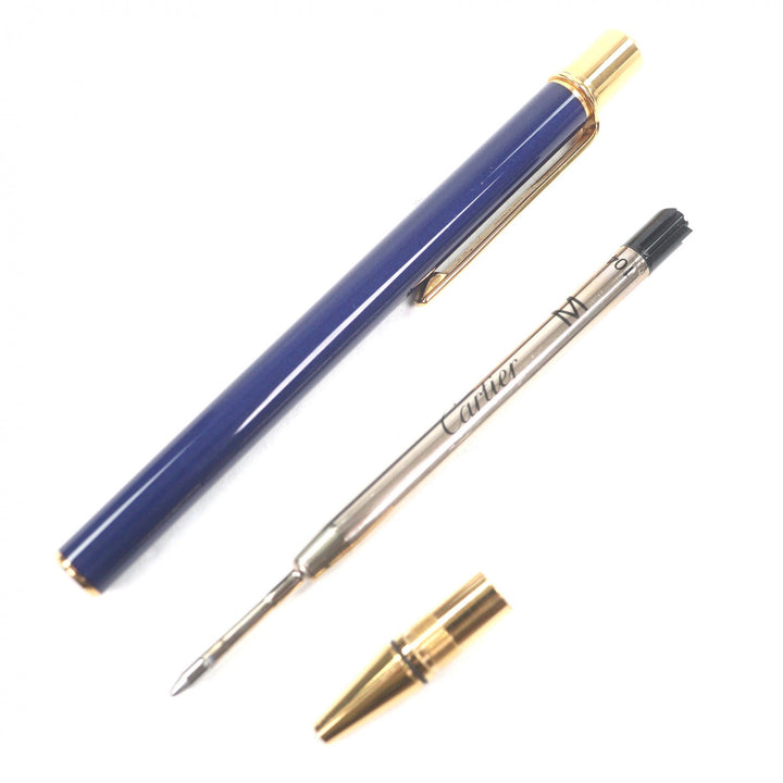 Excellent Cartier Ballpoint pen Must de Cartier Twist type blue