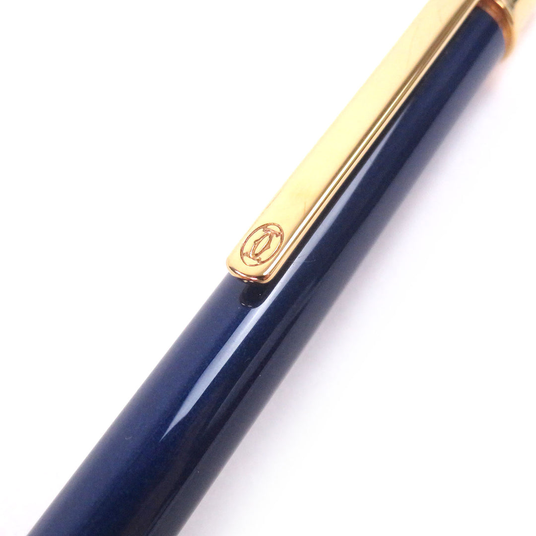 Excellent Cartier Ballpoint pen Must de Cartier Twist type blue