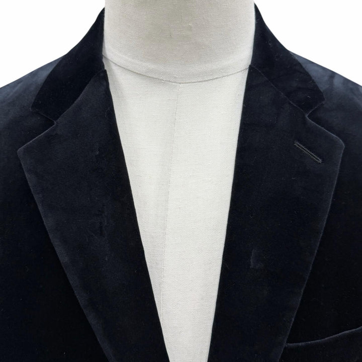 Excellent DIOR tailored jacket black cotton mens 48 923C216A4542