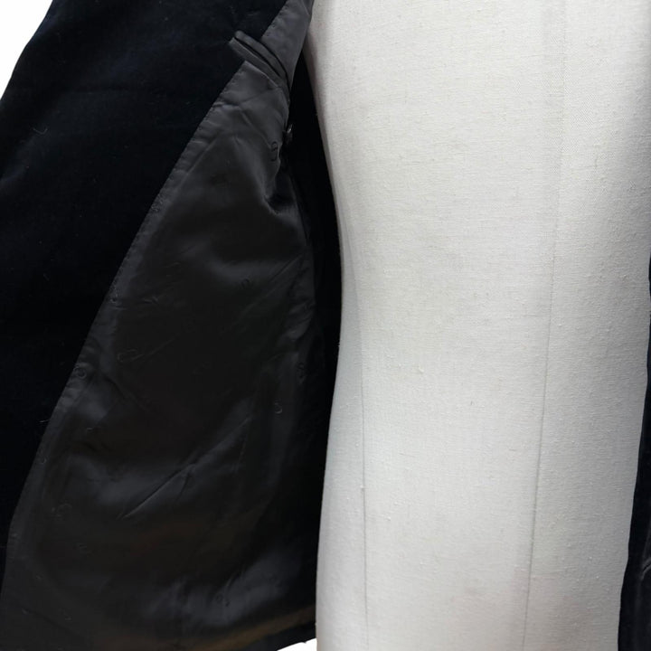 Excellent DIOR tailored jacket black cotton mens 48 923C216A4542