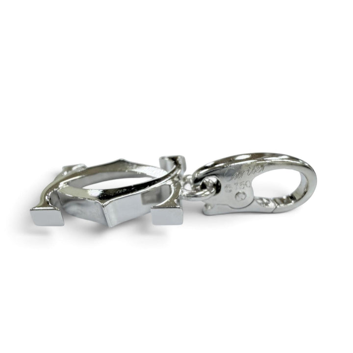 Excellent Cartier Pendant top 2C charm White gold 750 Women BR1846