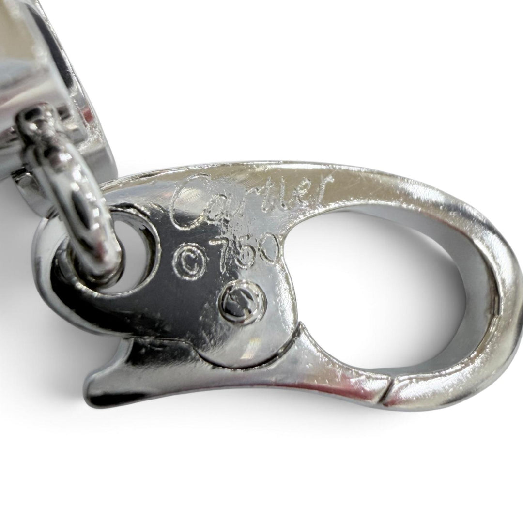 Excellent Cartier Pendant top 2C charm White gold 750 Women BR1846